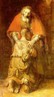 le fils prodigue rembrandt détail