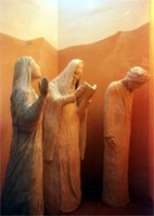 Module Abraham Scène des trois priants 